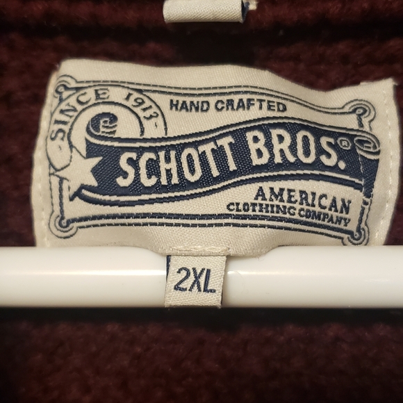 Schott Bros Hand Crafted Sweater 2X 1990s - Picture 5 of 6
